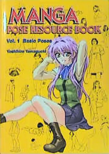 Manga pose resource - pose, book