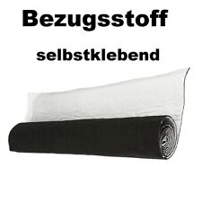 Lautsprecher Basskisten Gehäuse Bezug Stoff selbstklebend schwarz 140x70cm TOP