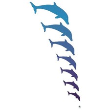 Windspiel DOLPHIN WINGS blau