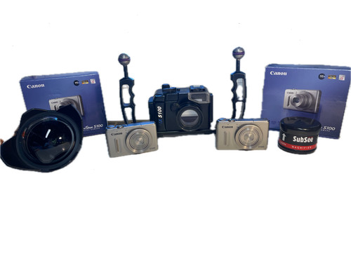 Zwei canon powershot s100 - canon, &