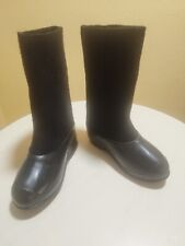 Filzstiefel. Walenki mit gummi Galoschen. Heren und Damen.