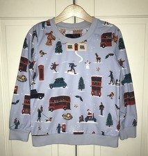 Next England Shirt Langarmshirt 110 Junge Weihnachten Neuwertig Pullover 