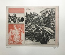 Peter SORGE Farbradierung datiert 72 nummeriert 96/150 signiert