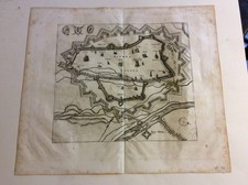 Augsburg   Kupferstich Merian ca 1650  MRNR