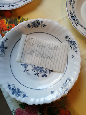 1 x tiefer Teller  Speiseteller Zwiebelmuster  Arcopal France  Ø 21 cm