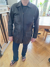 Herren-Lederjacke von Eddie Bauer braun Gr. XS (Damen-Gr. 40/42)