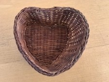 Kleiner Deko Korb Herz braun ca. 10,5x9,5x4cm