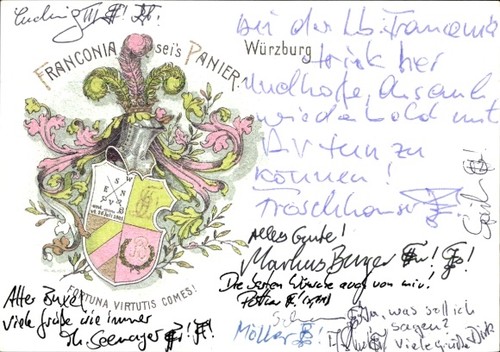 Studentika würzburg corps - studentika,