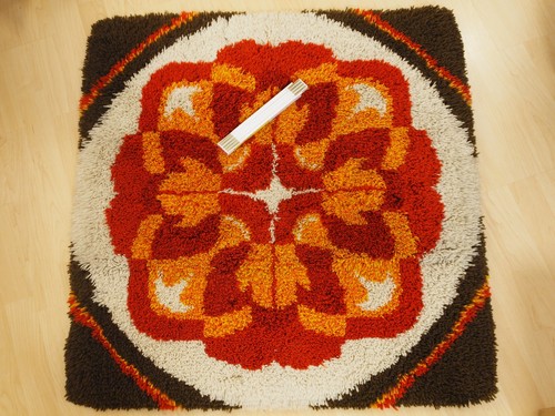 Großer vintage wandteppich - vintage,