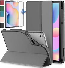 Stifthalter Schutzhülle +9H Panzerfolie Glas für Samsung Galaxy Tab S6 Lite 10.4