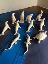 Sammelfiguren "Linde", Pinguin, Eule, Känguru, Seehund, Krokodil, Schildkröte