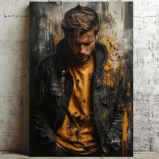 Leinwand Bild Mann Sexy Erotik