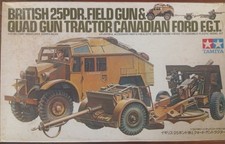 Tamiya 25PDR.Field.Gun& Quad Gun Trailer