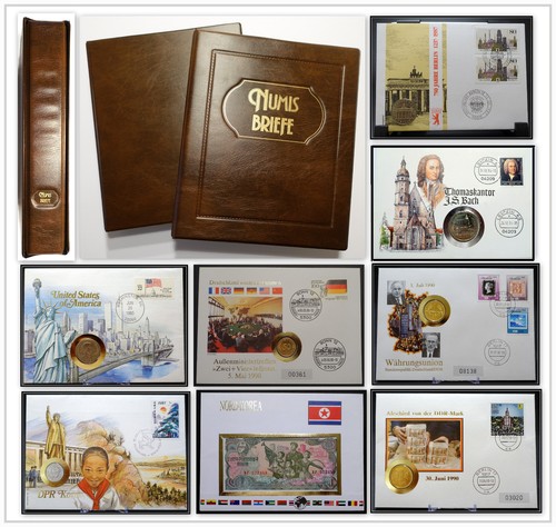 Numisbrief album mit schuber - album,