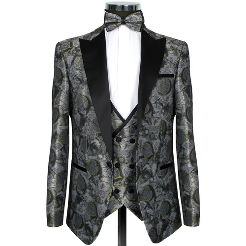 Slim fit smoking mit weste - slim,