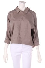 Lorena Antoniazzi Blouse Silk D 40 taupe brown