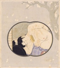 Shunga farbholzschnitt - shunga,