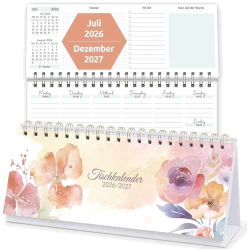 Kalender 2026 2027 - , blumen