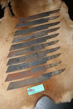 10 alte Klingenrohlinge Solingen Damastimitat Jagdmesser Küchenmesser Landwirt