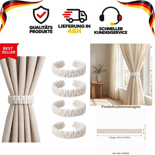 Vorhang raffhalter 4er - 4er, set
