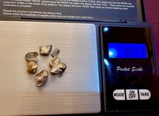 Zahngold - gereinigt ** 8,93 gr ** Gelbgold ** Kronen, Inlays ** mehrere vorh.