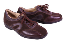 Theresia M. Schnürschuhe Damen Schuhe Leder Gr. 37 braun Wechselfußbett CR17