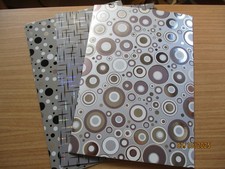 3x 3 Bg. Motiv-Spiegelkarton 3 verschiedene Designs, A4