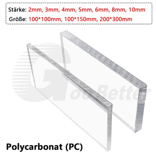 Polycarbonat platten klar - pc,