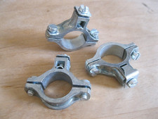 3x Erdungsschelle 3/4" Drahtschutzbügel Zinkdruckguss Erdungs Rohr Schelle