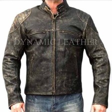 Herren Motorrad Distressed