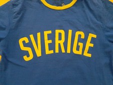T Shirt - Schweden - Sverige - blau / gelb - Größe S - sehr gut