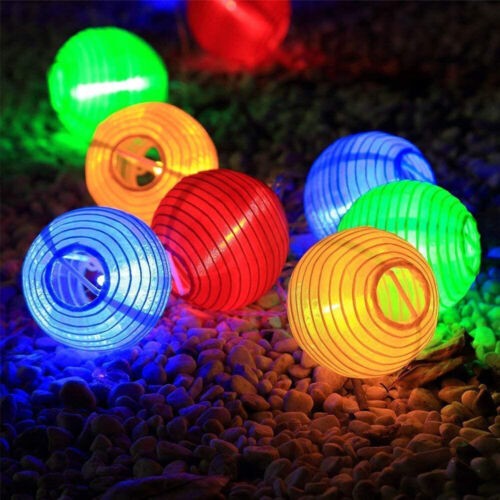 Led solar lampions - solar,