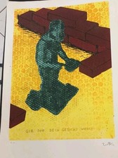 Jörg Immendorff Signiert und E.a Gezeichnet  Top Zustand! 