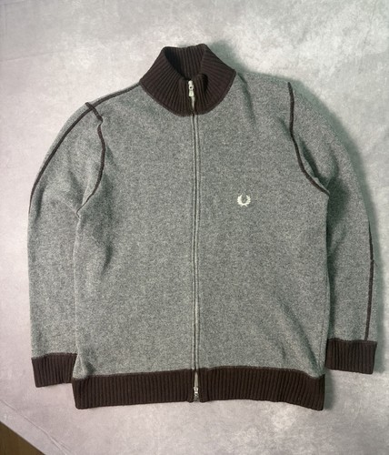 Fred perry vintage strickjacke - perry,
