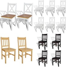 Esszimmerstühle Küchenstuhl Holzstuhl Stuhl Essstuhl Stühle Kiefernholz vidaXL