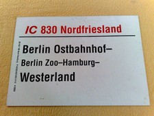 ZLS IC 830 Nordfriesland Berlin Ostbahnhof - Hamburg - Westerland 4/2000