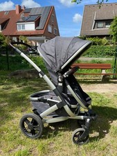 JOOLZ Geo KINDERWAGEN (Babyschale+Buggy) grau + Winter Schlafsack, Mitfahrbrett