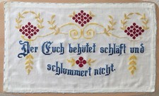 Schutzspruch besticktes