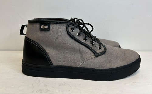 Lacoste grau canvas - canvas, herren