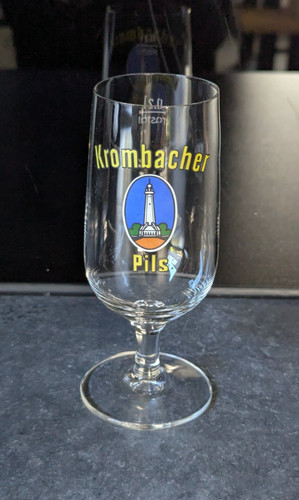 Altes bierglas krombacher - altes,