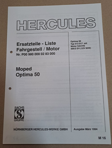 Hercules moped optima - hercules,
