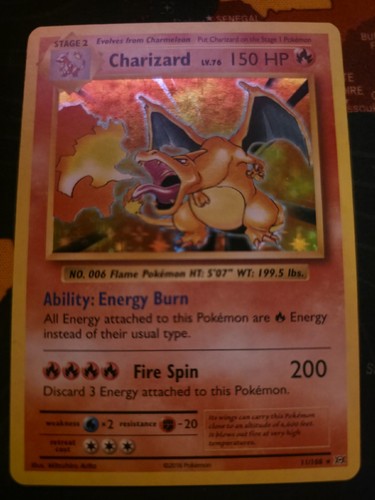 Charizard holo evolutions set - charizard,