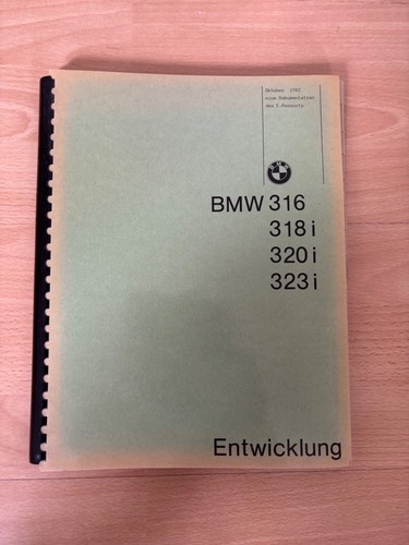 Bmw entwicklung e30 3er - entwicklung, 316