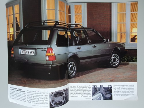 8seitiger prospekt der - vw,
