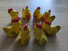 28 Teile Osterdeko Figuren Tiere Osternest Gehege sehr guter Zustand