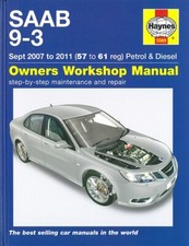 Haynes Handbuch: Saab 9-3 2007-2011 Reparaturanleitung/Reparatur-Buch/Wartung