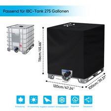 1000L IBC Tank Abdeckung