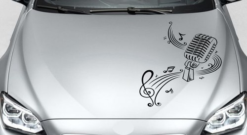Motorhaubenaufkleber