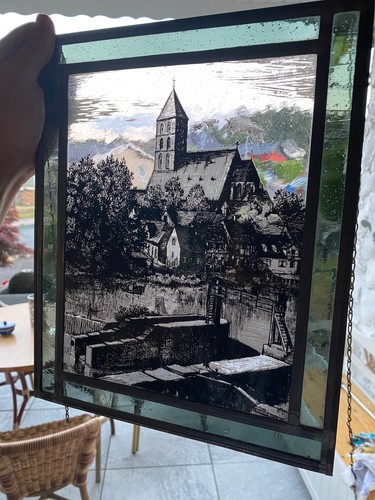 Glasfensterbild - , /