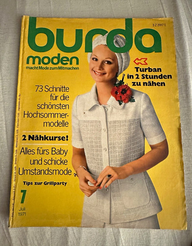Burda moden magazin 1971 - burda,